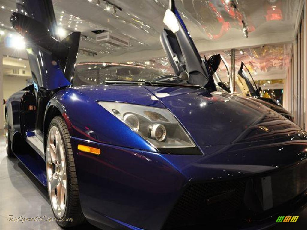 Blu Nova / Azzurro Australis Lamborghini Murcielago Roadster