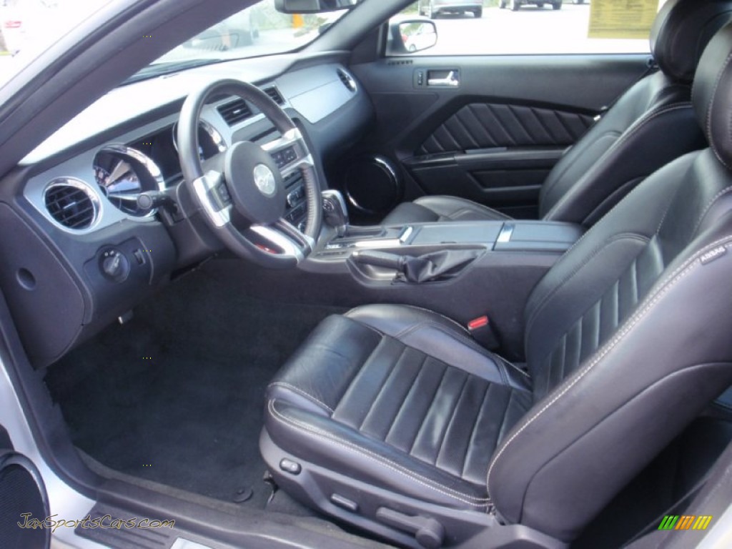 2014 Mustang V6 Premium Coupe - Ingot Silver / Charcoal Black photo #18