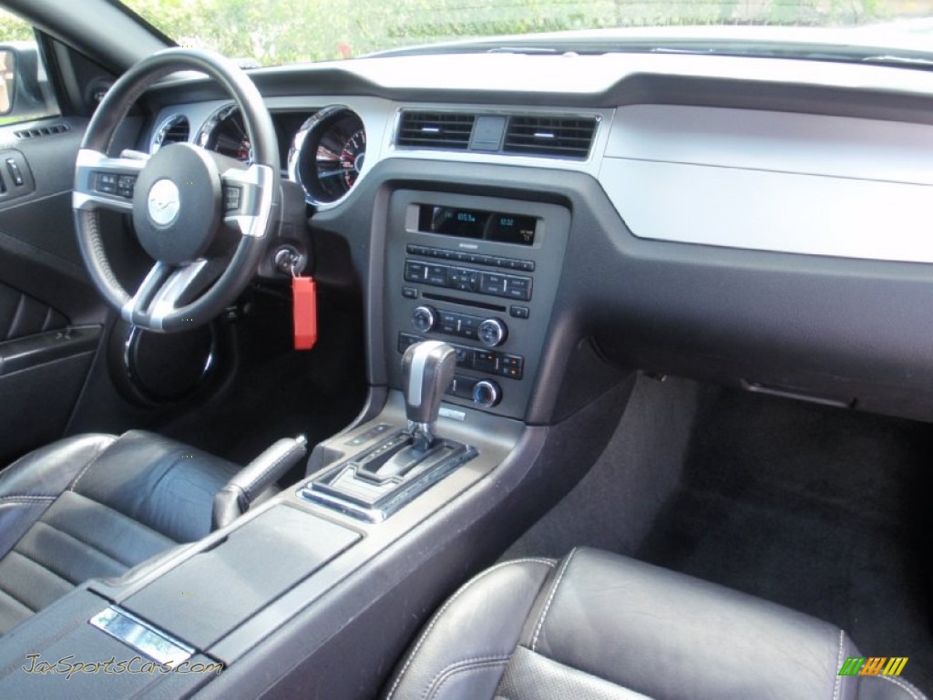 2014 Mustang V6 Premium Coupe - Ingot Silver / Charcoal Black photo #23