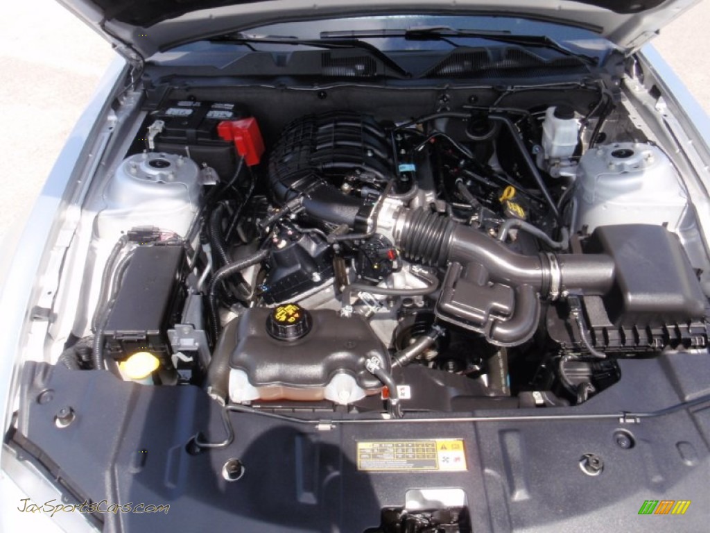 2014 Mustang V6 Premium Coupe - Ingot Silver / Charcoal Black photo #28