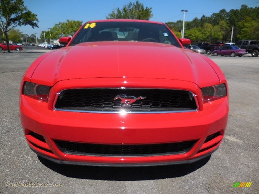2014 Mustang V6 Coupe - Race Red / Charcoal Black photo #13