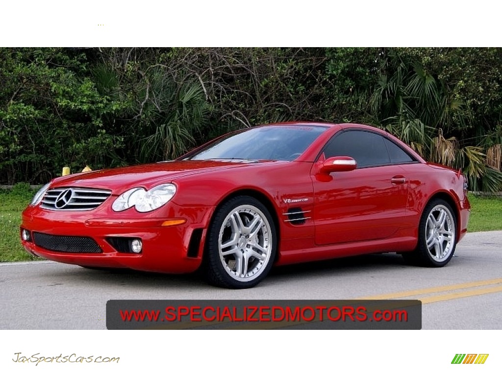 2006 SL 55 AMG Roadster - Mars Red / AMG Charcoal photo #1
