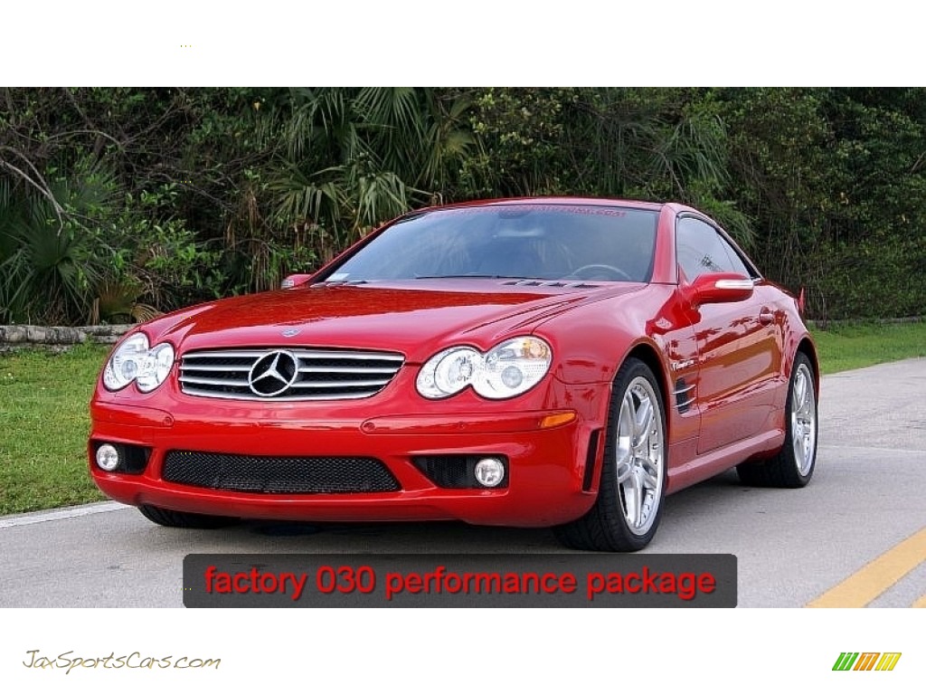 2006 SL 55 AMG Roadster - Mars Red / AMG Charcoal photo #2