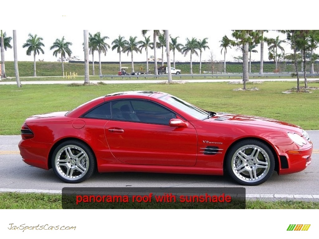 2006 SL 55 AMG Roadster - Mars Red / AMG Charcoal photo #5