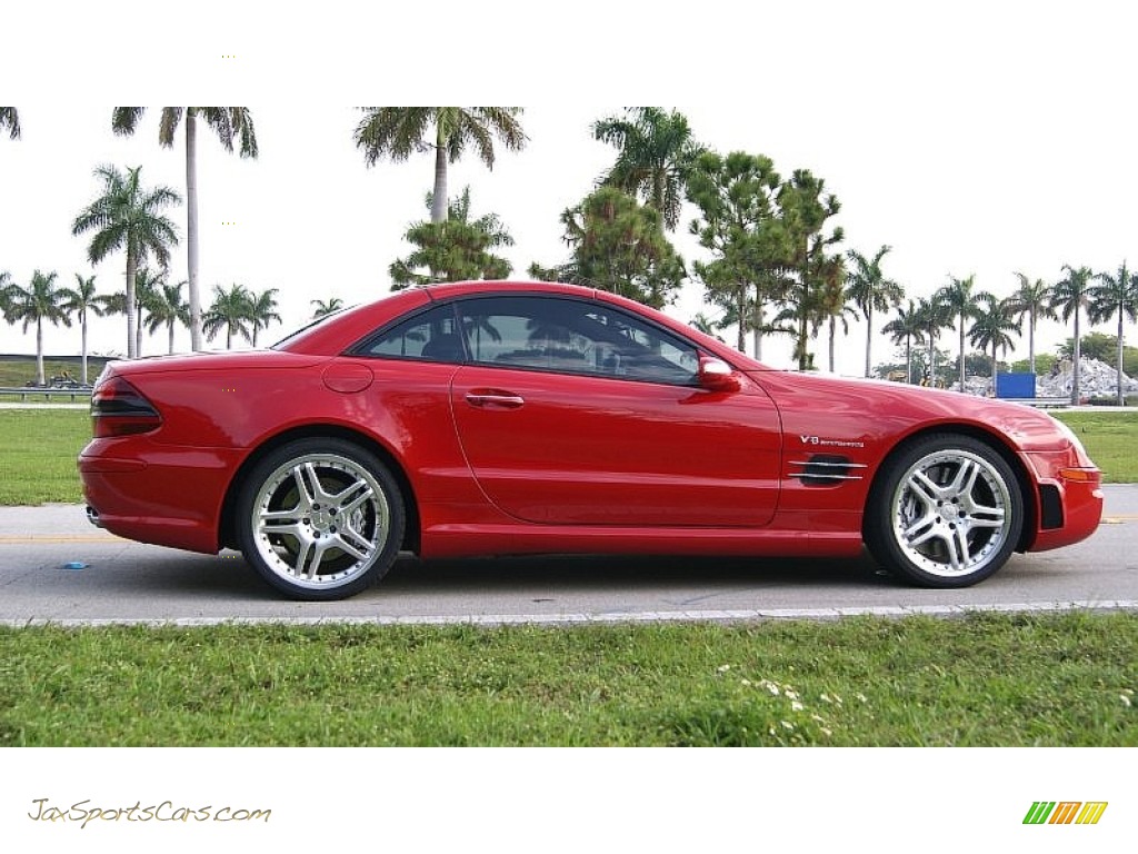 2006 SL 55 AMG Roadster - Mars Red / AMG Charcoal photo #6