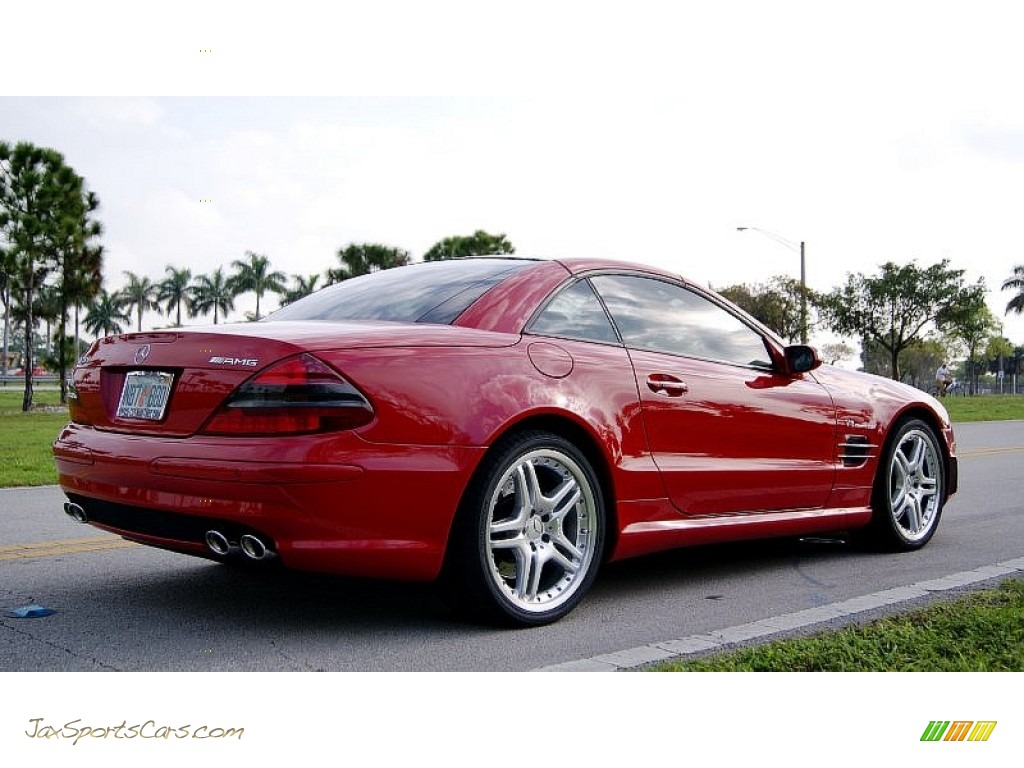 2006 SL 55 AMG Roadster - Mars Red / AMG Charcoal photo #8