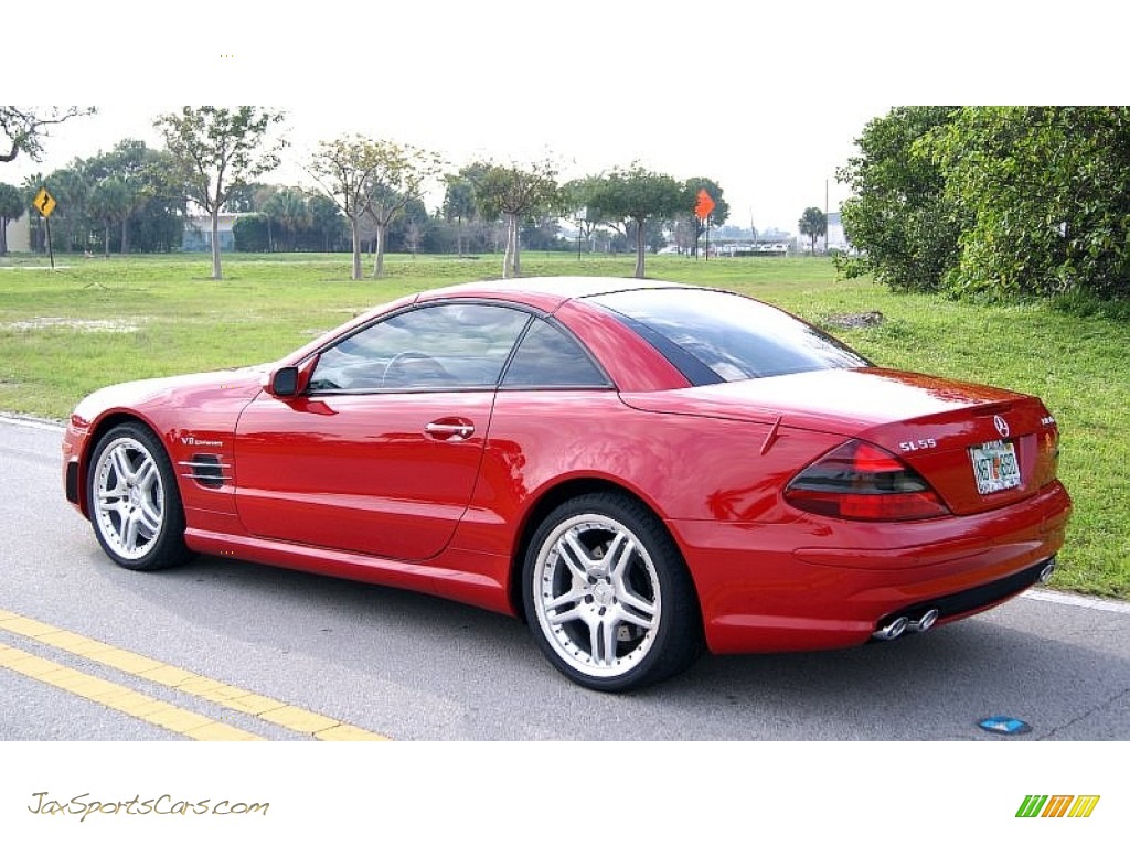 2006 SL 55 AMG Roadster - Mars Red / AMG Charcoal photo #13