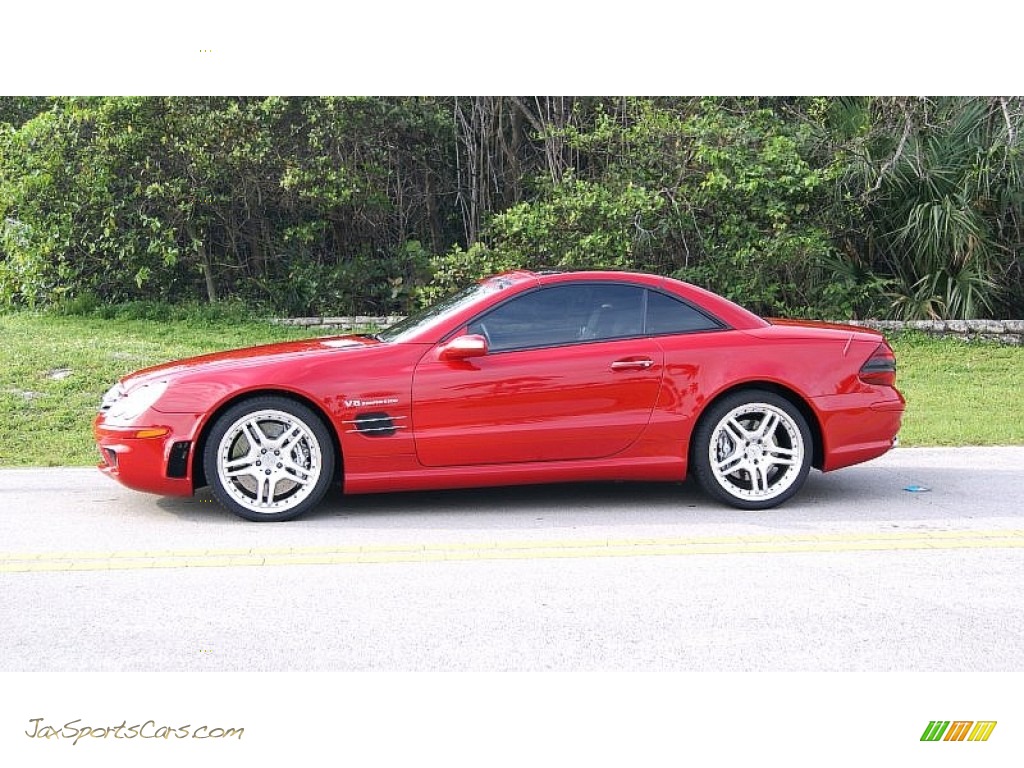 2006 SL 55 AMG Roadster - Mars Red / AMG Charcoal photo #14