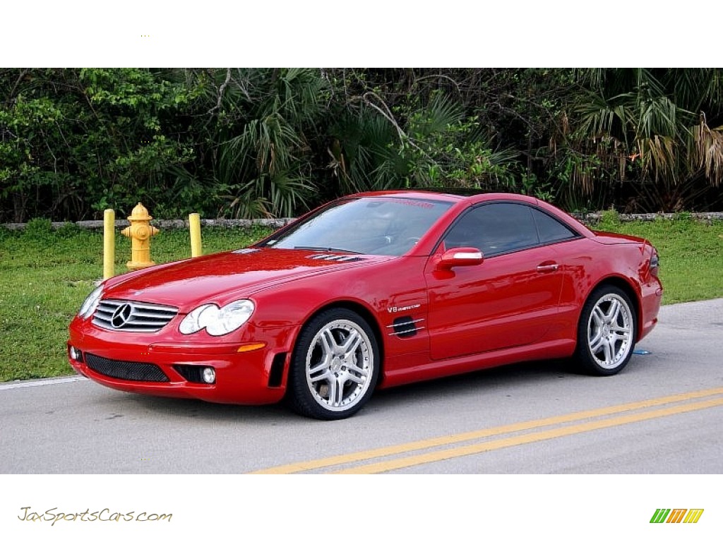 2006 SL 55 AMG Roadster - Mars Red / AMG Charcoal photo #15