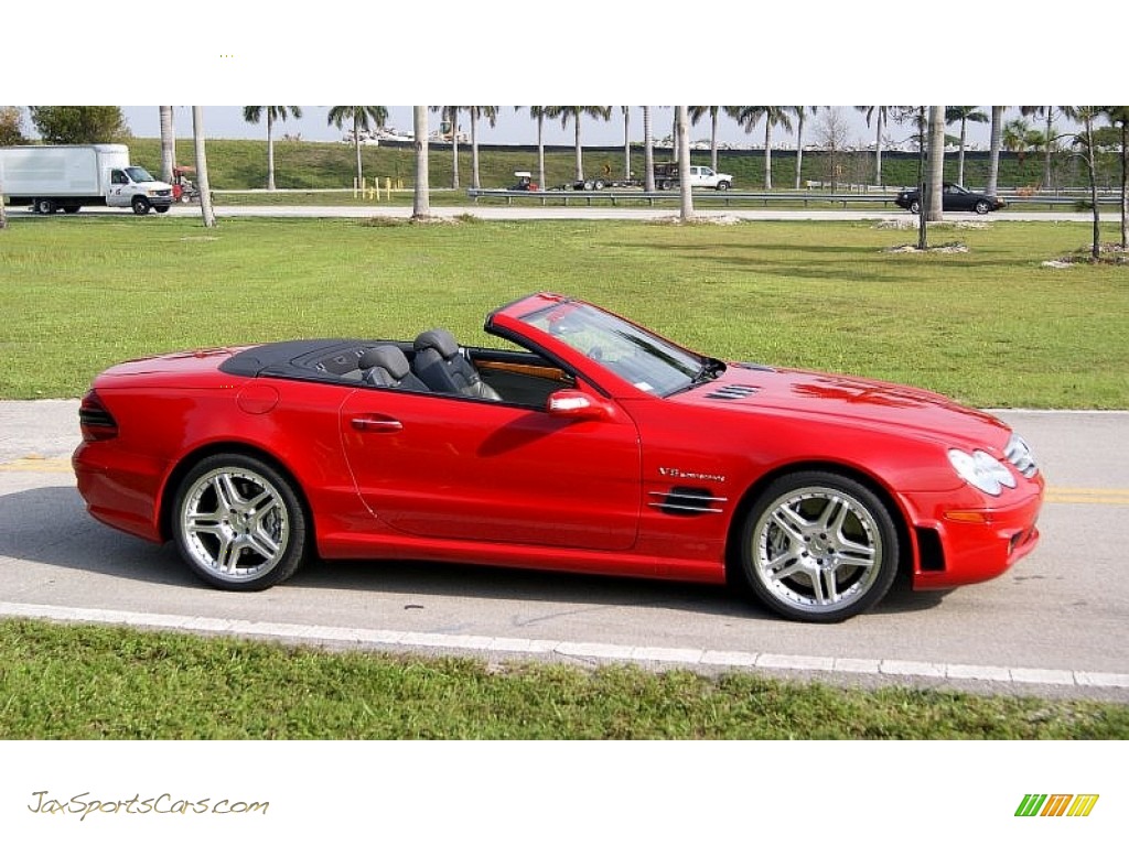 2006 SL 55 AMG Roadster - Mars Red / AMG Charcoal photo #18