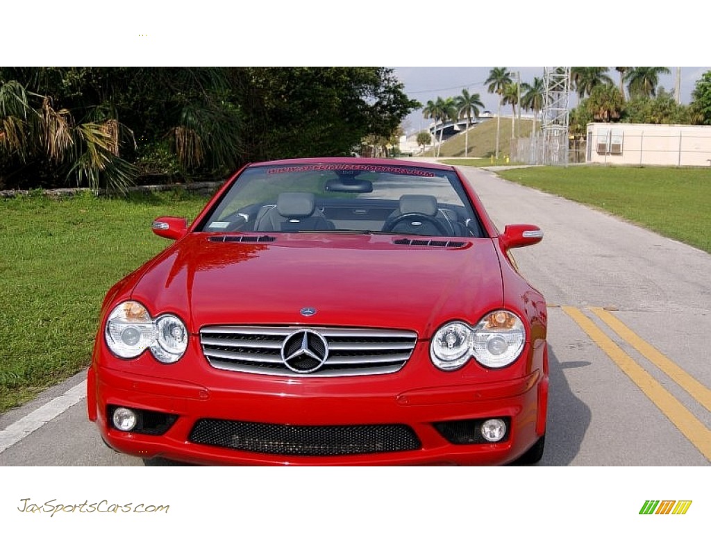 2006 SL 55 AMG Roadster - Mars Red / AMG Charcoal photo #19
