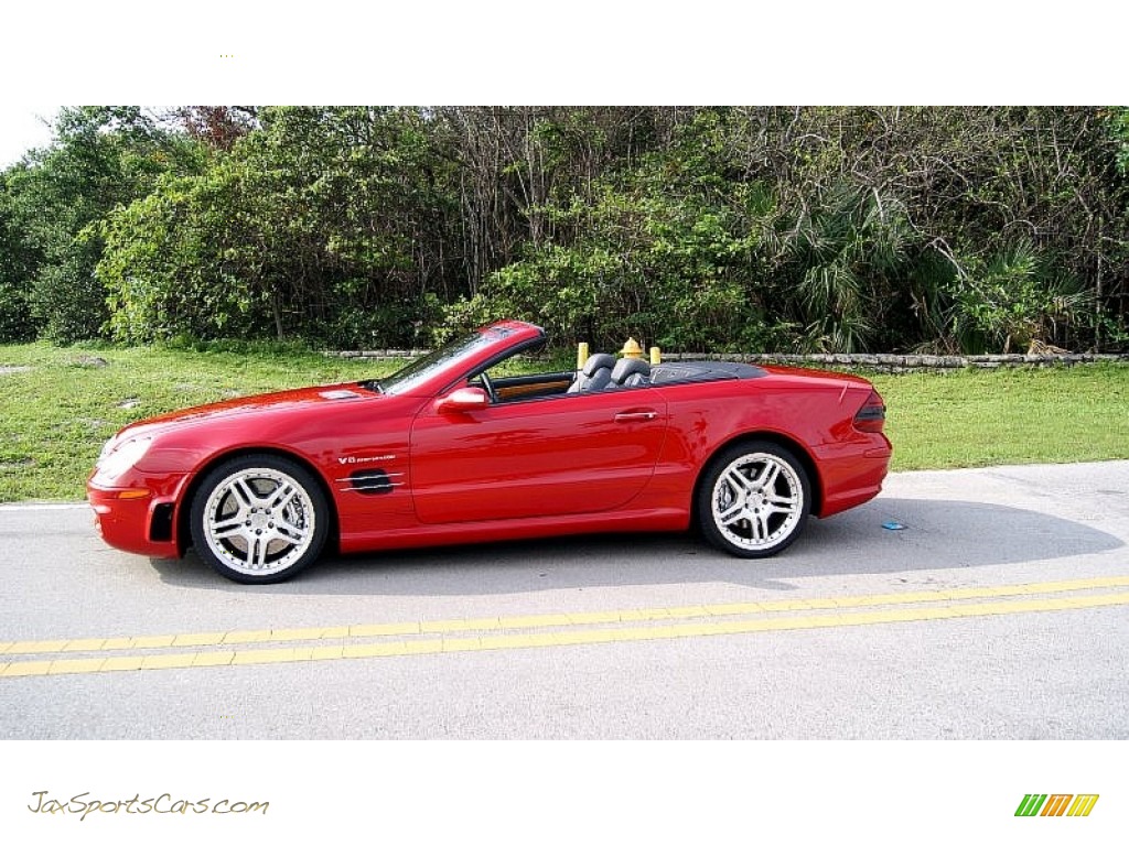 2006 SL 55 AMG Roadster - Mars Red / AMG Charcoal photo #20