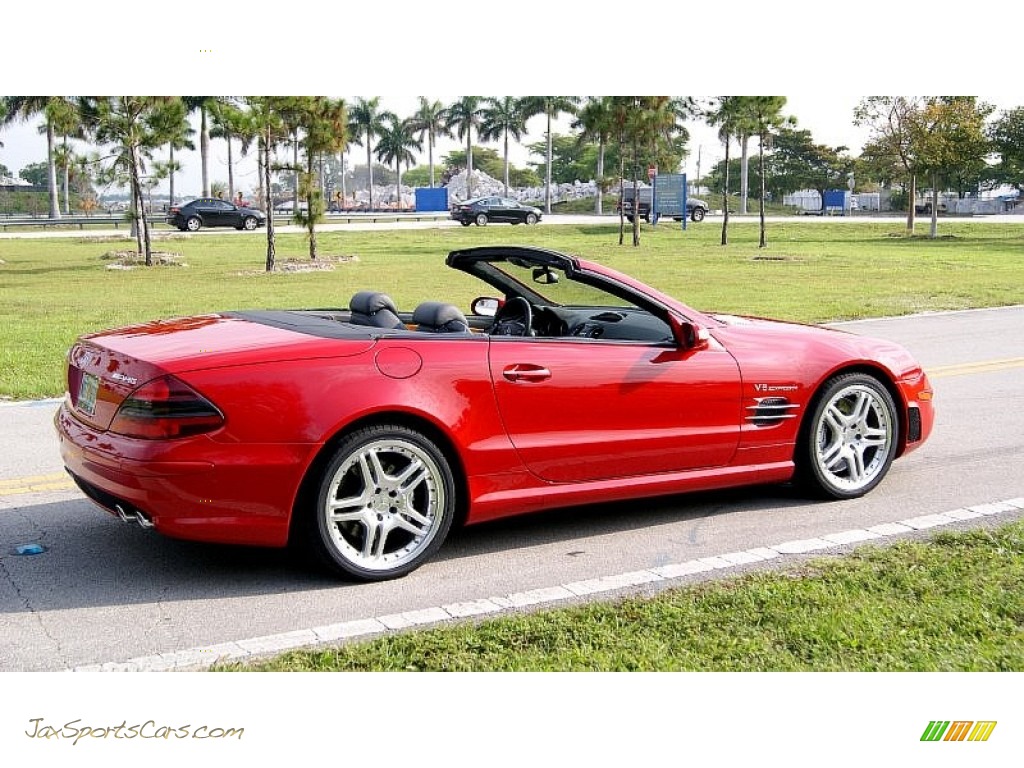 2006 SL 55 AMG Roadster - Mars Red / AMG Charcoal photo #21