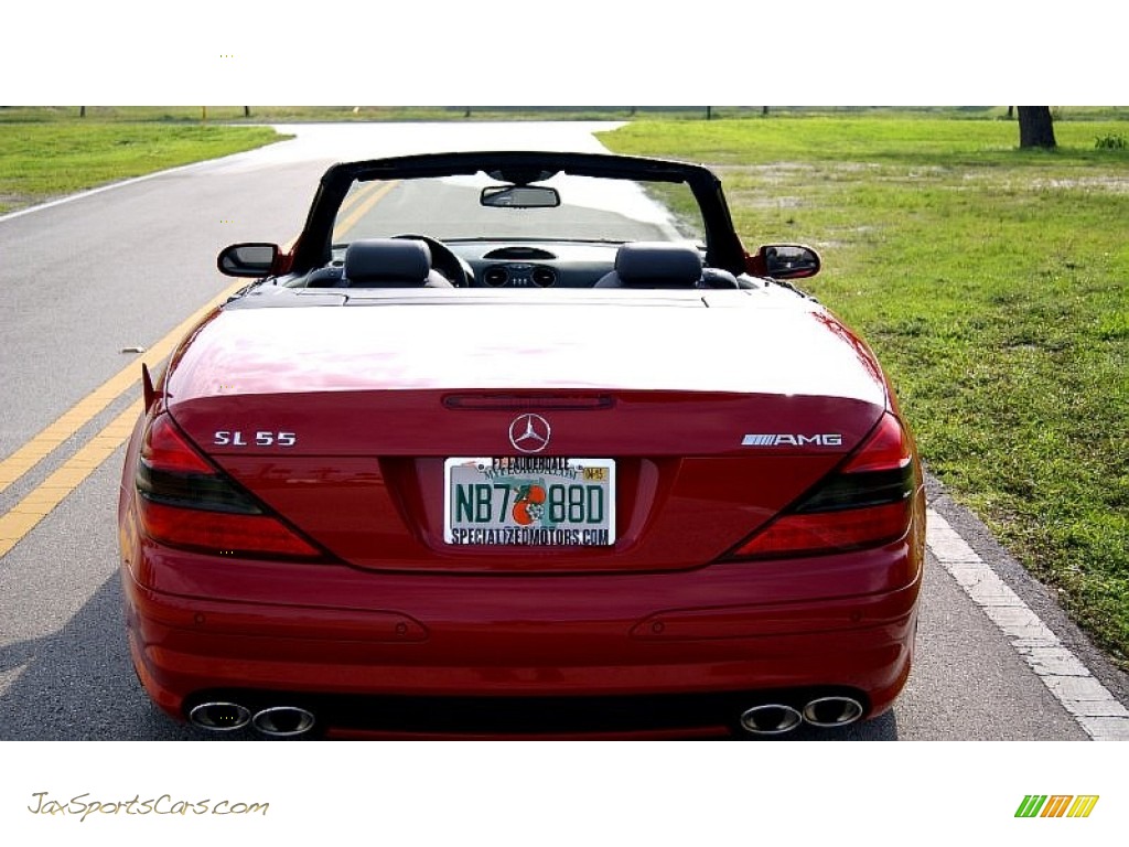 2006 SL 55 AMG Roadster - Mars Red / AMG Charcoal photo #22