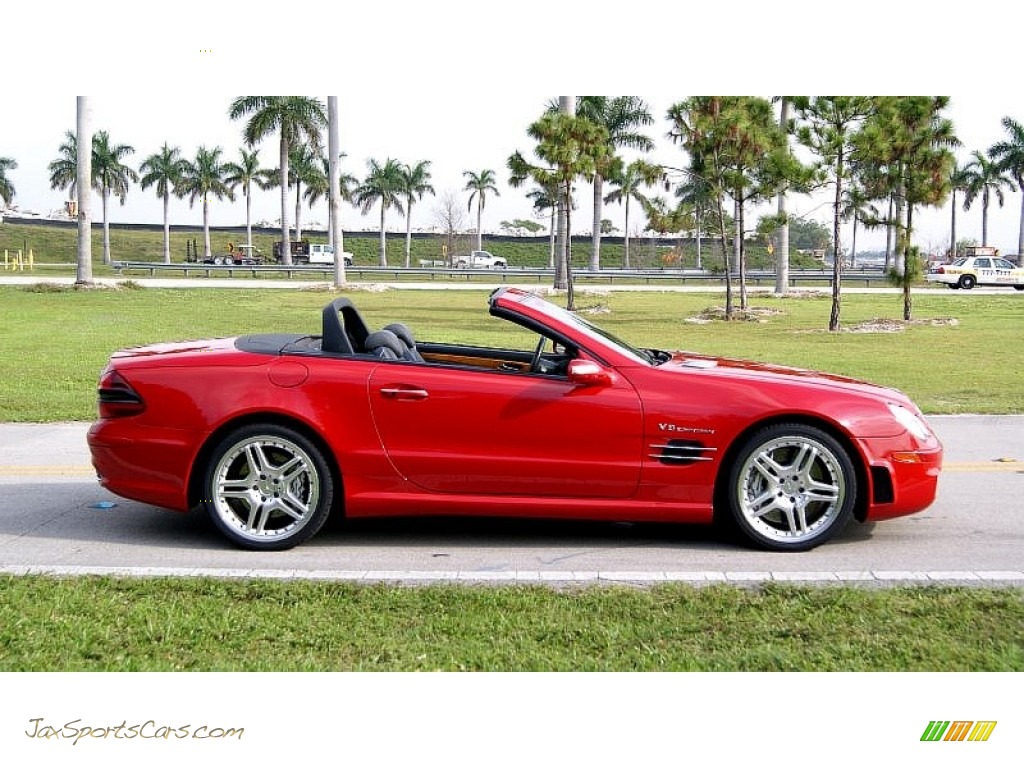 2006 SL 55 AMG Roadster - Mars Red / AMG Charcoal photo #23