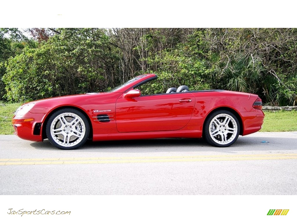 2006 SL 55 AMG Roadster - Mars Red / AMG Charcoal photo #24