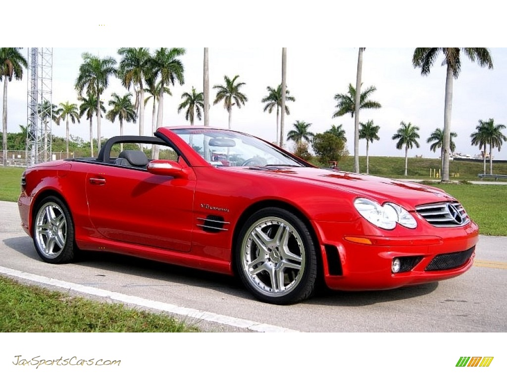 2006 SL 55 AMG Roadster - Mars Red / AMG Charcoal photo #25