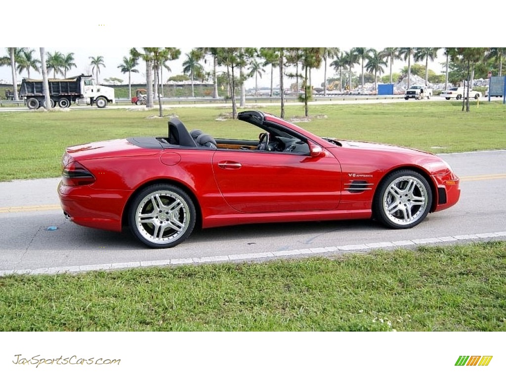 2006 SL 55 AMG Roadster - Mars Red / AMG Charcoal photo #26