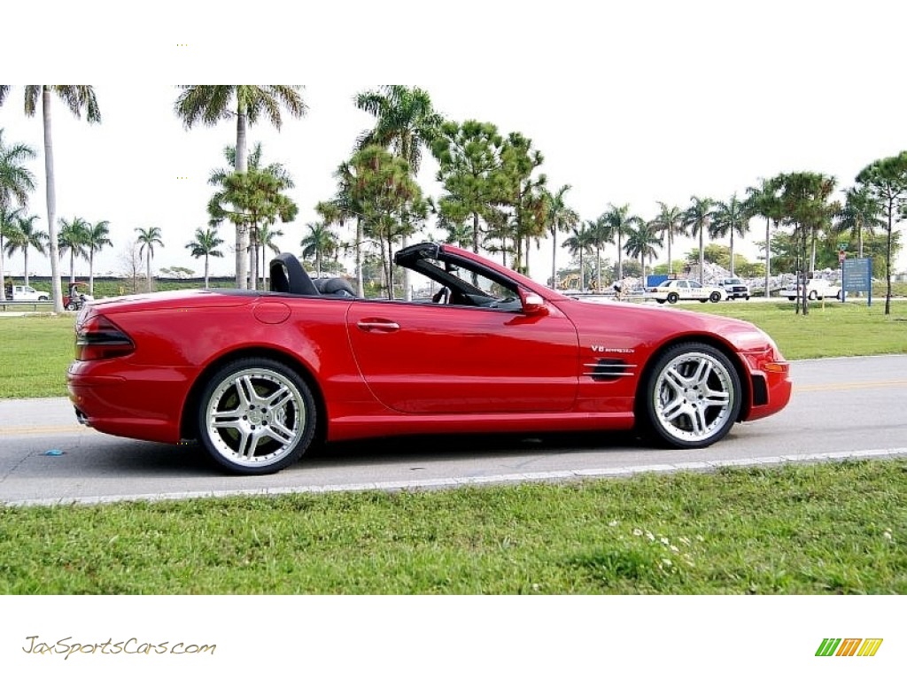 2006 SL 55 AMG Roadster - Mars Red / AMG Charcoal photo #28