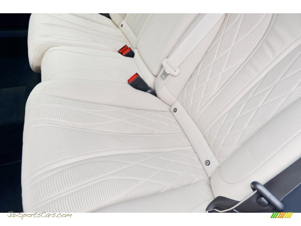 2015 S 63 AMG 4Matic Sedan - Diamond White Metallic / Porcelain/Black photo #13