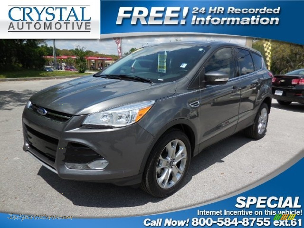 Sterling Gray Metallic / Charcoal Black Ford Escape SEL 1.6L EcoBoost