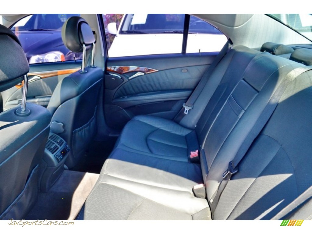 2003 E 500 Sedan - Capri Blue Metallic / Ash Grey photo #22