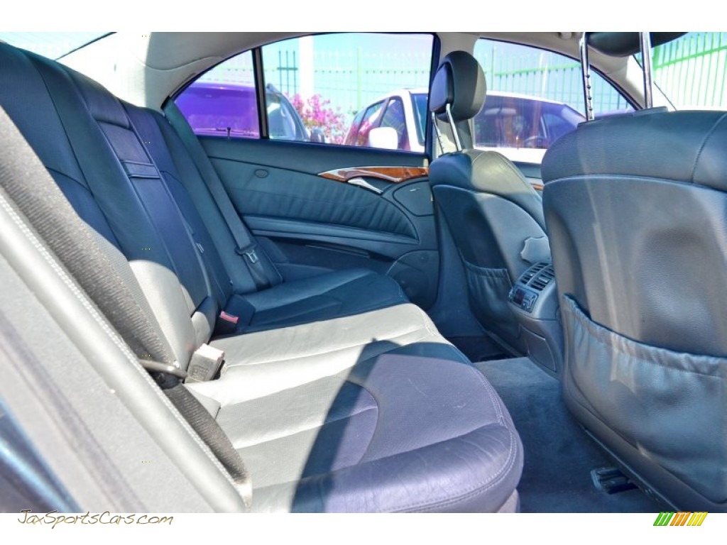 2003 E 500 Sedan - Capri Blue Metallic / Ash Grey photo #44