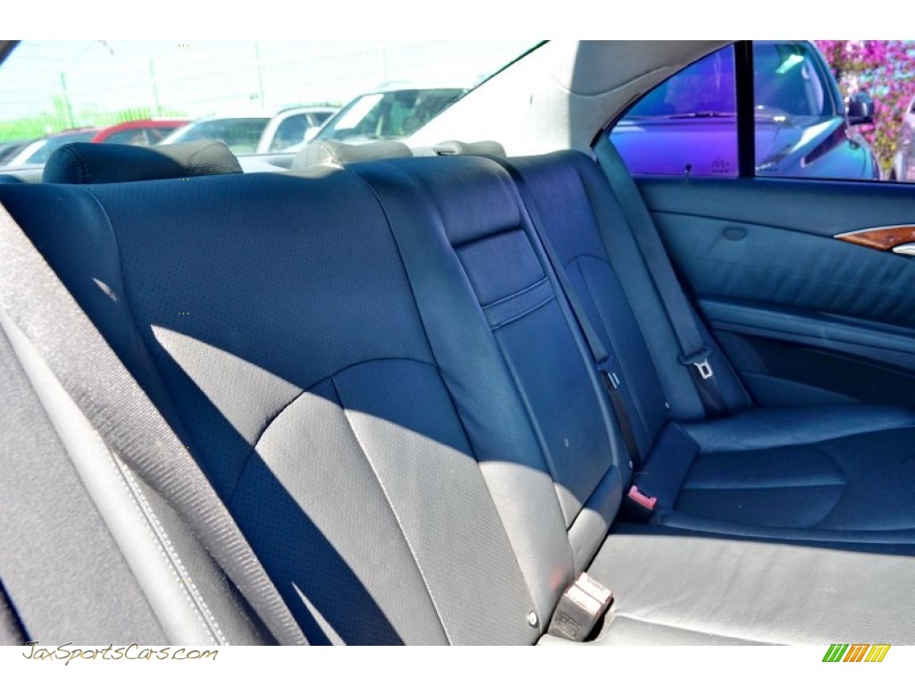 2003 E 500 Sedan - Capri Blue Metallic / Ash Grey photo #48