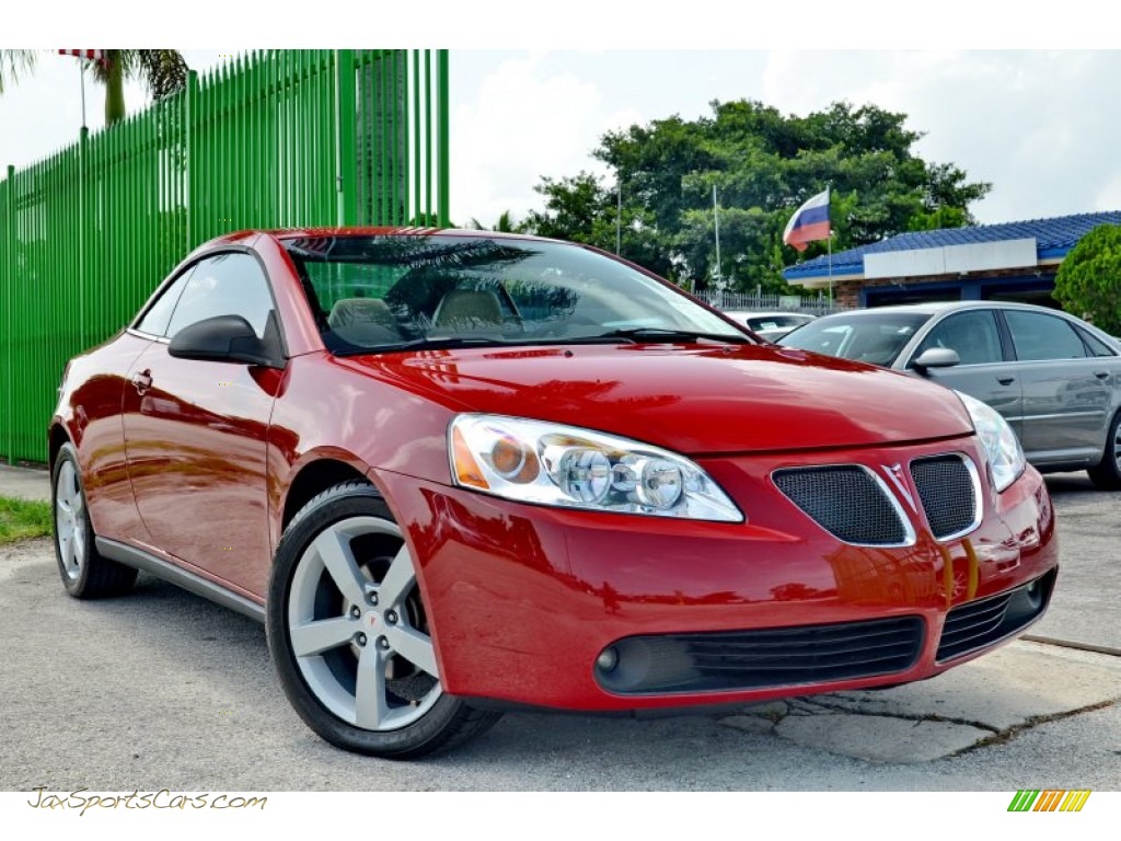 2007 Pontiac G6 GT Convertible in Crimson Red photo 46 139092 Jax