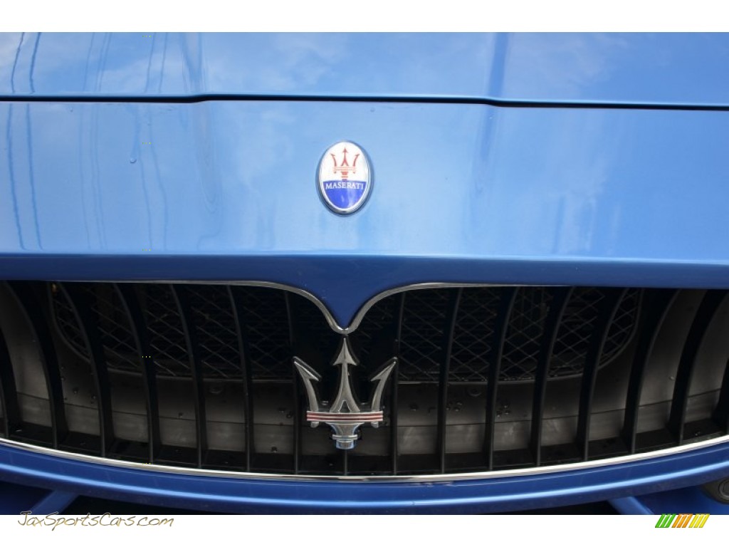 2014 GranTurismo MC Coupe - Blu Mediterraneo (Blue Metallic) / Pearl Beige photo #28