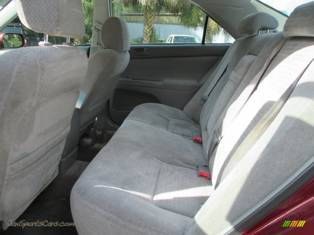 2002 Camry XLE - Salsa Red Pearl / Stone photo #12