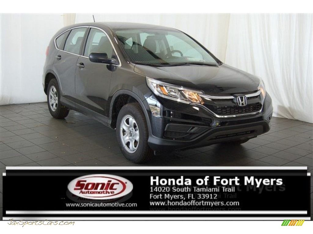 2015 Honda CR V LX In Crystal Black Pearl Photo 2 715202 Jax