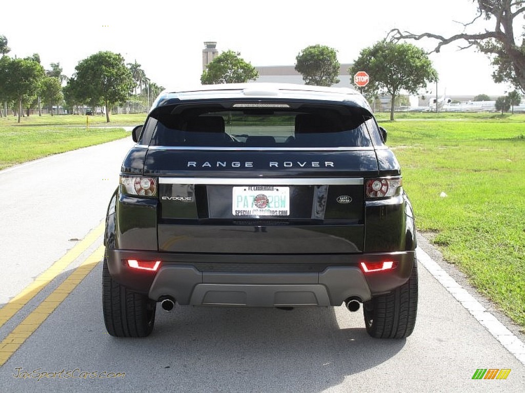 2012 Range Rover Evoque Prestige - Sumatra Black Metallic / Ebony photo #10