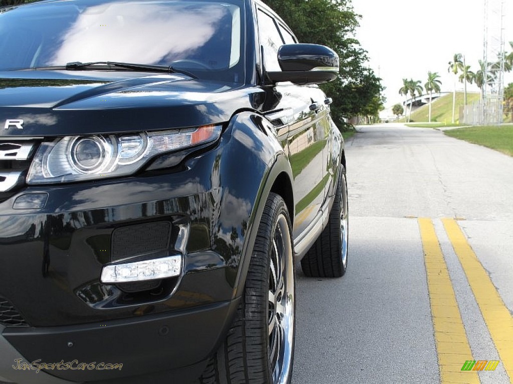 2012 Range Rover Evoque Prestige - Sumatra Black Metallic / Ebony photo #15