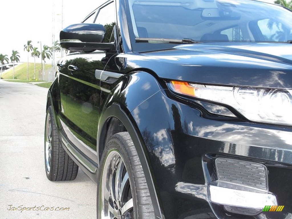 2012 Range Rover Evoque Prestige - Sumatra Black Metallic / Ebony photo #16