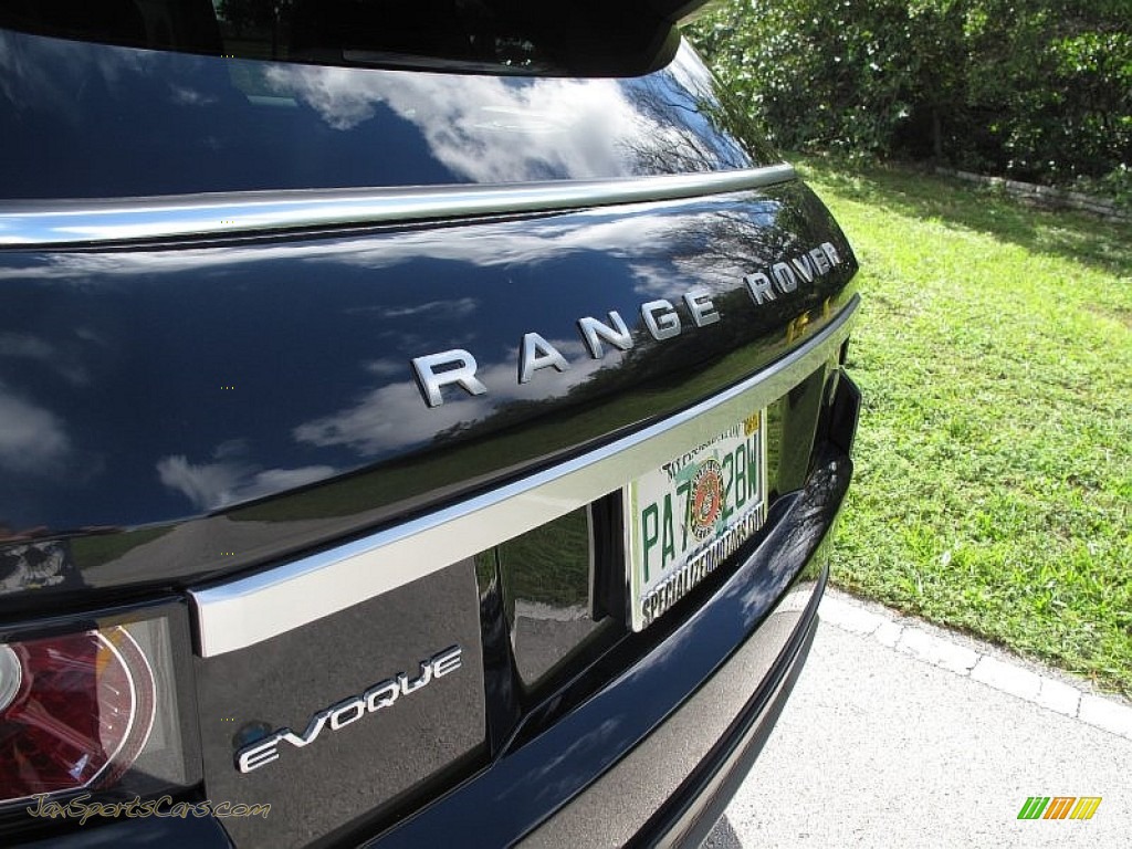 2012 Range Rover Evoque Prestige - Sumatra Black Metallic / Ebony photo #18