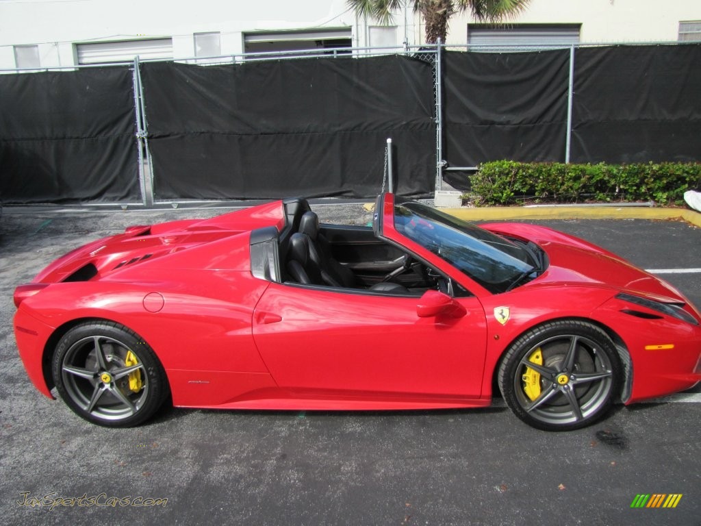 2012 458 Spider - Rosso Corsa (Red) / Charcoal photo #21