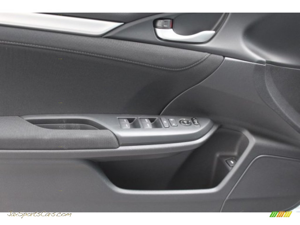 2016 Civic EX Sedan - Lunar Silver Metallic / Black photo #7