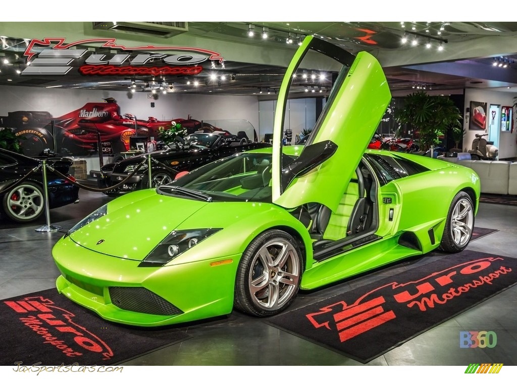Verde Ithaca (Pearl Green) / Nero Perseus Lamborghini Murcielago LP640 Coupe