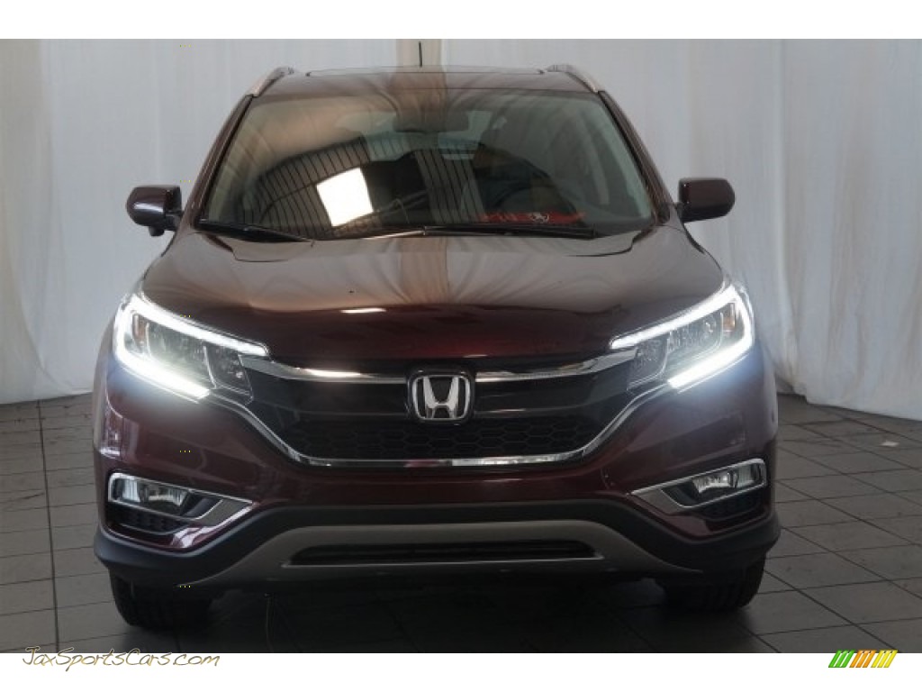 2016 CR-V EX-L - Basque Red Pearl II / Gray photo #3
