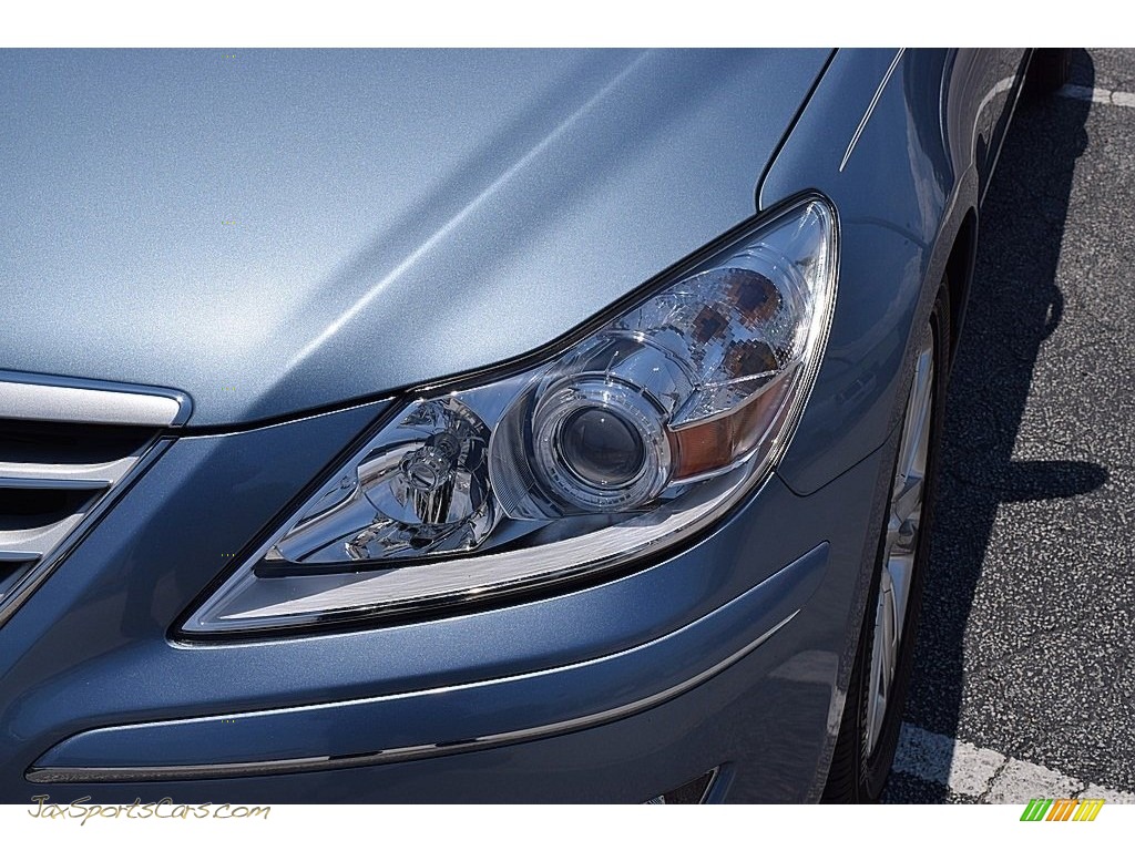 2010 Genesis 4.6 Sedan - Sterling Blue Metallic / Cashmere photo #8