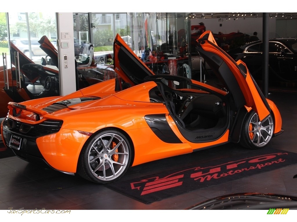 2015 650S Spyder - McLaren Orange / Carbon Black photo #47