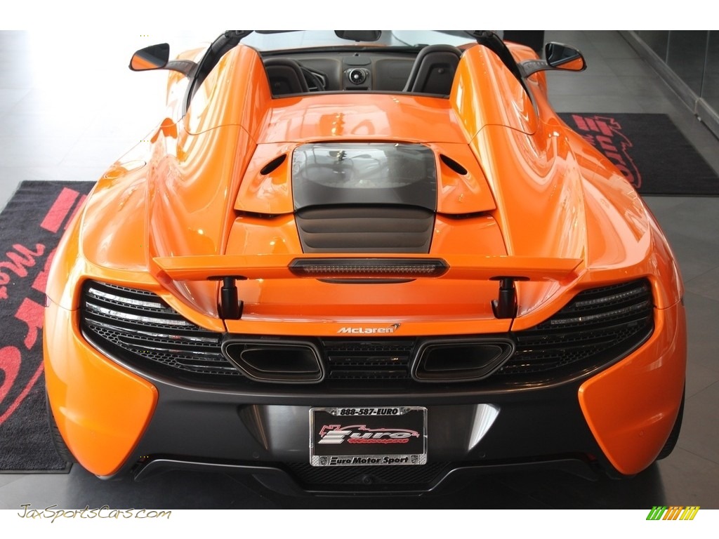 2015 650S Spyder - McLaren Orange / Carbon Black photo #56