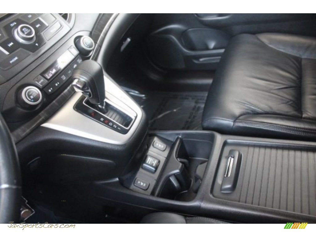 2012 CR-V EX-L 4WD - Crystal Black Pearl / Black photo #22