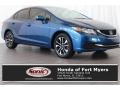 Honda Civic EX Sedan Dyno Blue Pearl photo #1