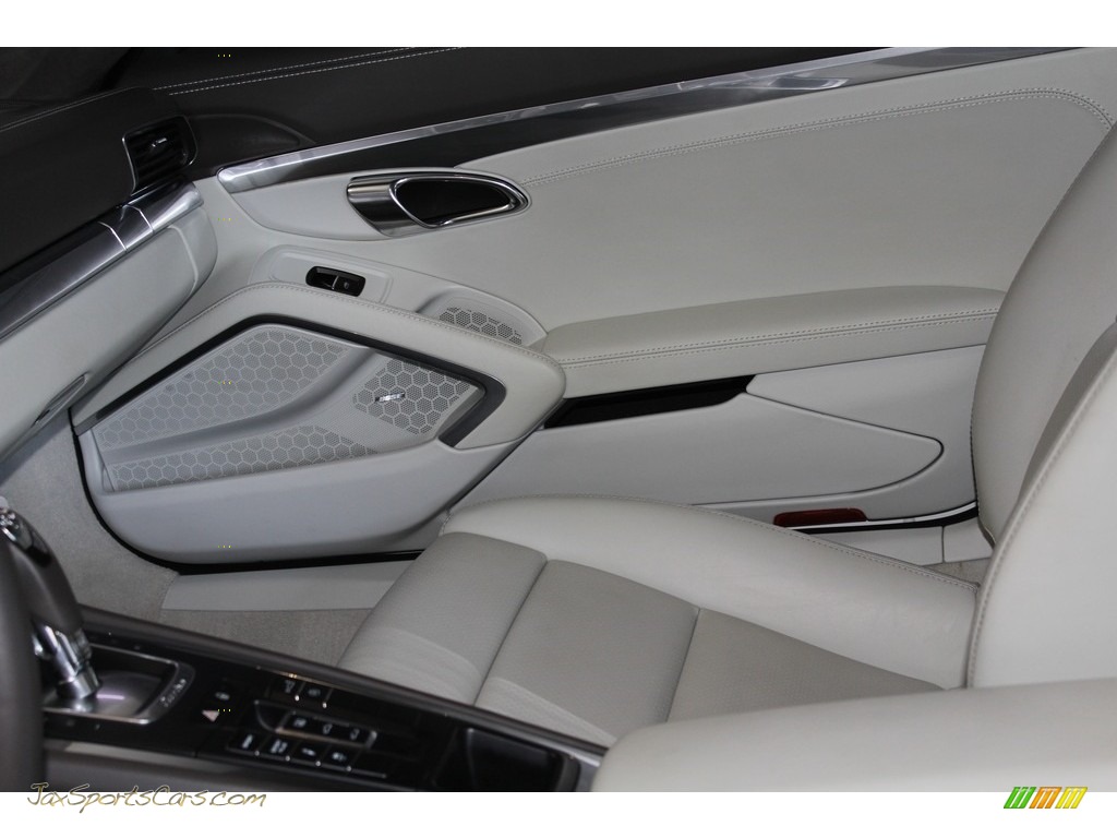 2014 911 Turbo Coupe - White / Black/Platinum Grey photo #12