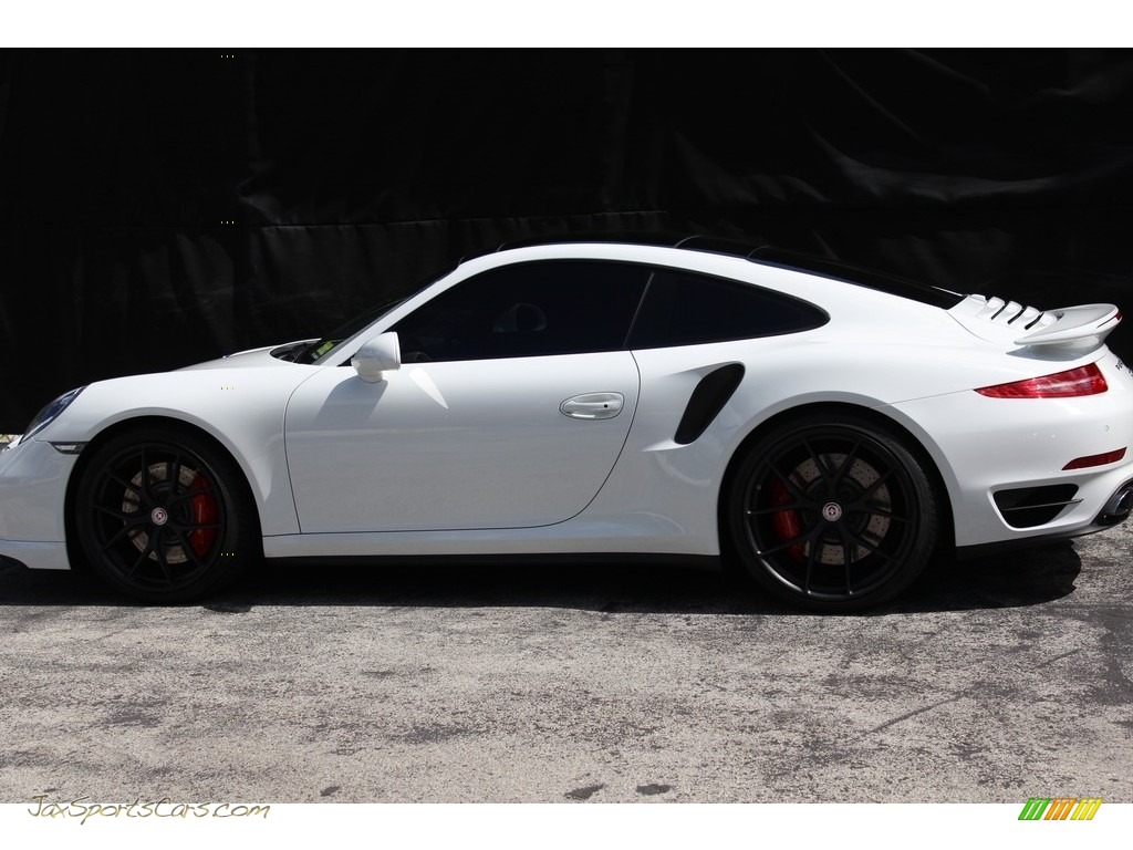 2014 911 Turbo Coupe - White / Black/Platinum Grey photo #23