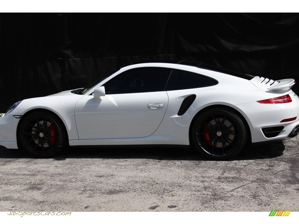 2014 911 Turbo Coupe - White / Black/Platinum Grey photo #24