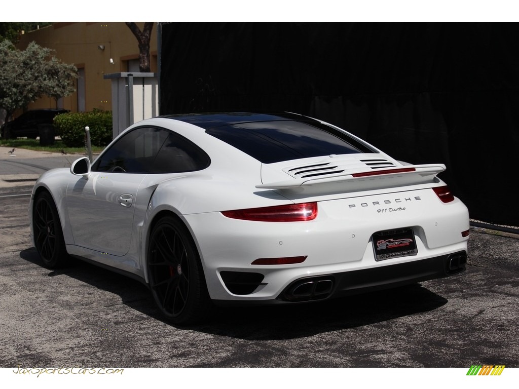 2014 911 Turbo Coupe - White / Black/Platinum Grey photo #26