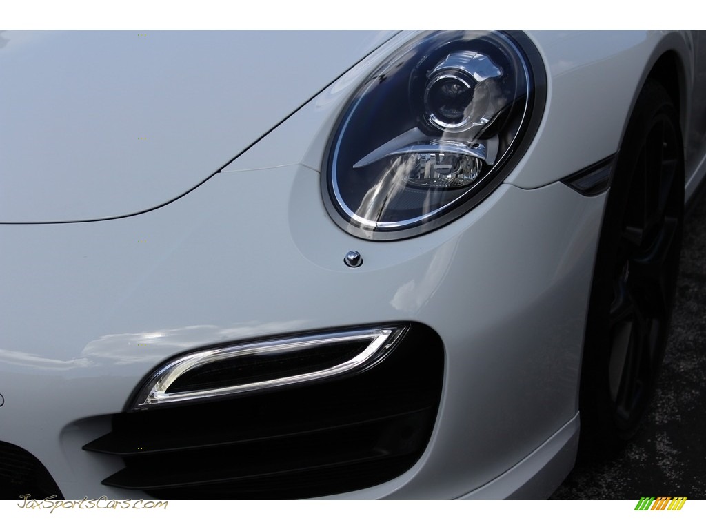 2014 911 Turbo Coupe - White / Black/Platinum Grey photo #45